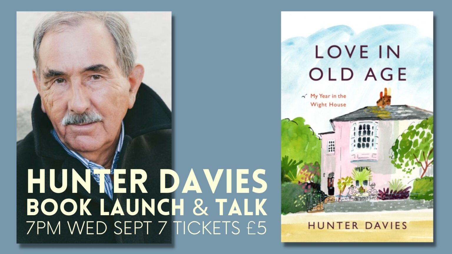 Hunter Davies - Book Launch and Talk - I love Cowes